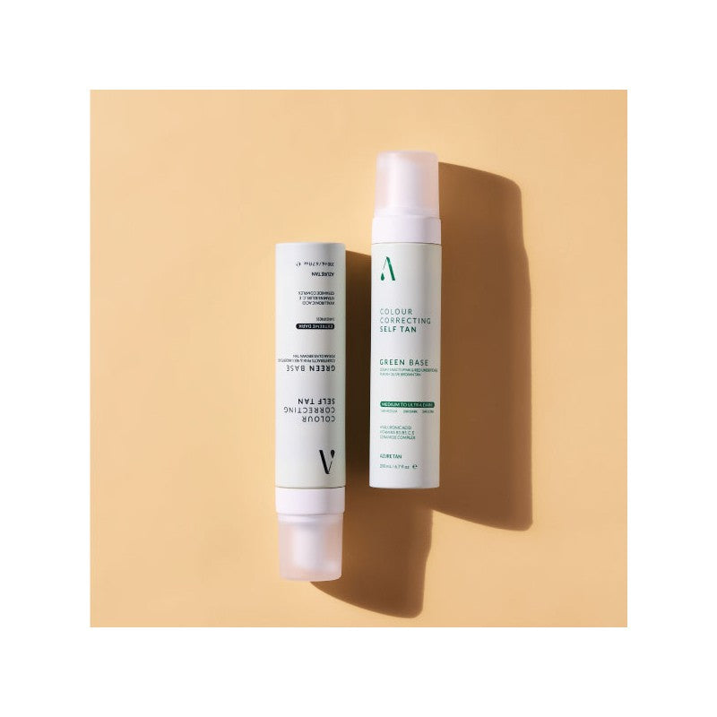 Azure Tan “Green Base medium to ultra dark” Greito poveikio savaiminio įdegio putos – vidutinis / tamsus atspalvis, 200ml