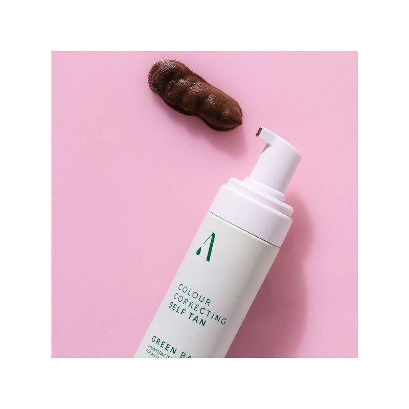 Azure Tan “Green Base medium to ultra dark” Greito poveikio savaiminio įdegio putos – vidutinis / tamsus atspalvis, 200ml