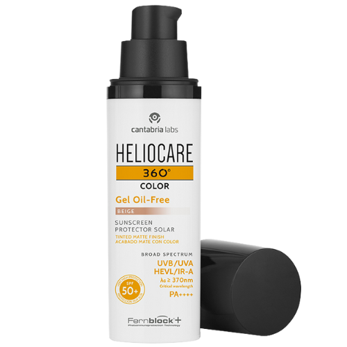 HELIOCARE 360 COLOR OIL-FREE APSAUGINIS GELIS NUO SAULĖS SU ATSPALVIU SPF 50+, 50ml
