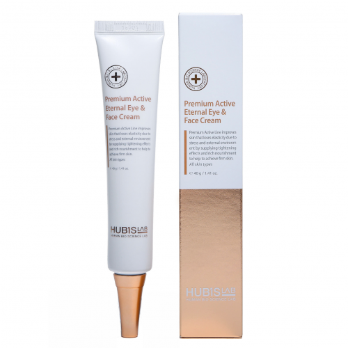 HUBISLAB PREMIUM ACTIVE PAAKIŲ IR VEIDO KREMAS, 40g