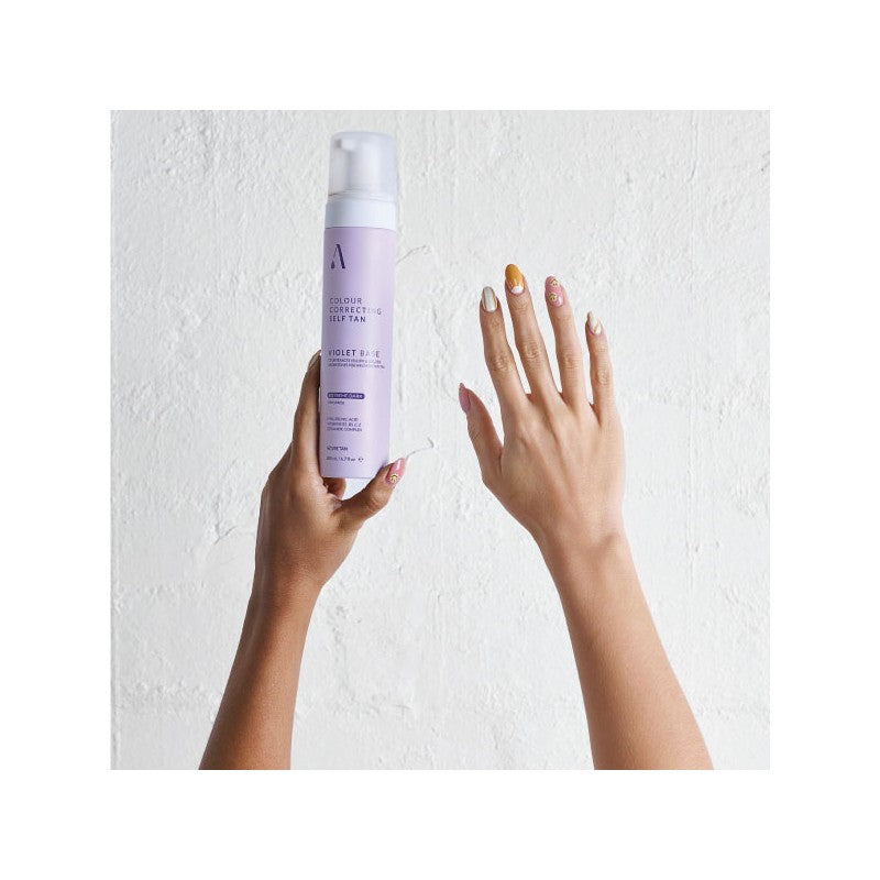 Azure Tan “Violet Base” Greito poveikio savaiminio įdegio putos – vidutinis / tamsus atspalvis, 200ml