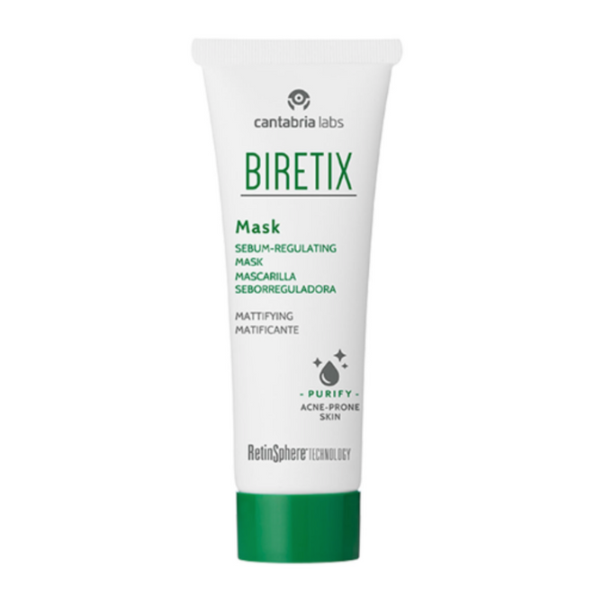 BIRETIX SEBUMĄ REGULIUOJANTI VEIDO KAUKĖ, 25ml