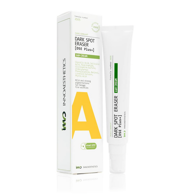 INNOAESTHETICS INNO-DERMA® DARK SPOT ERASER 24h kremas pigmentinių dėmių mažinimui, 50g