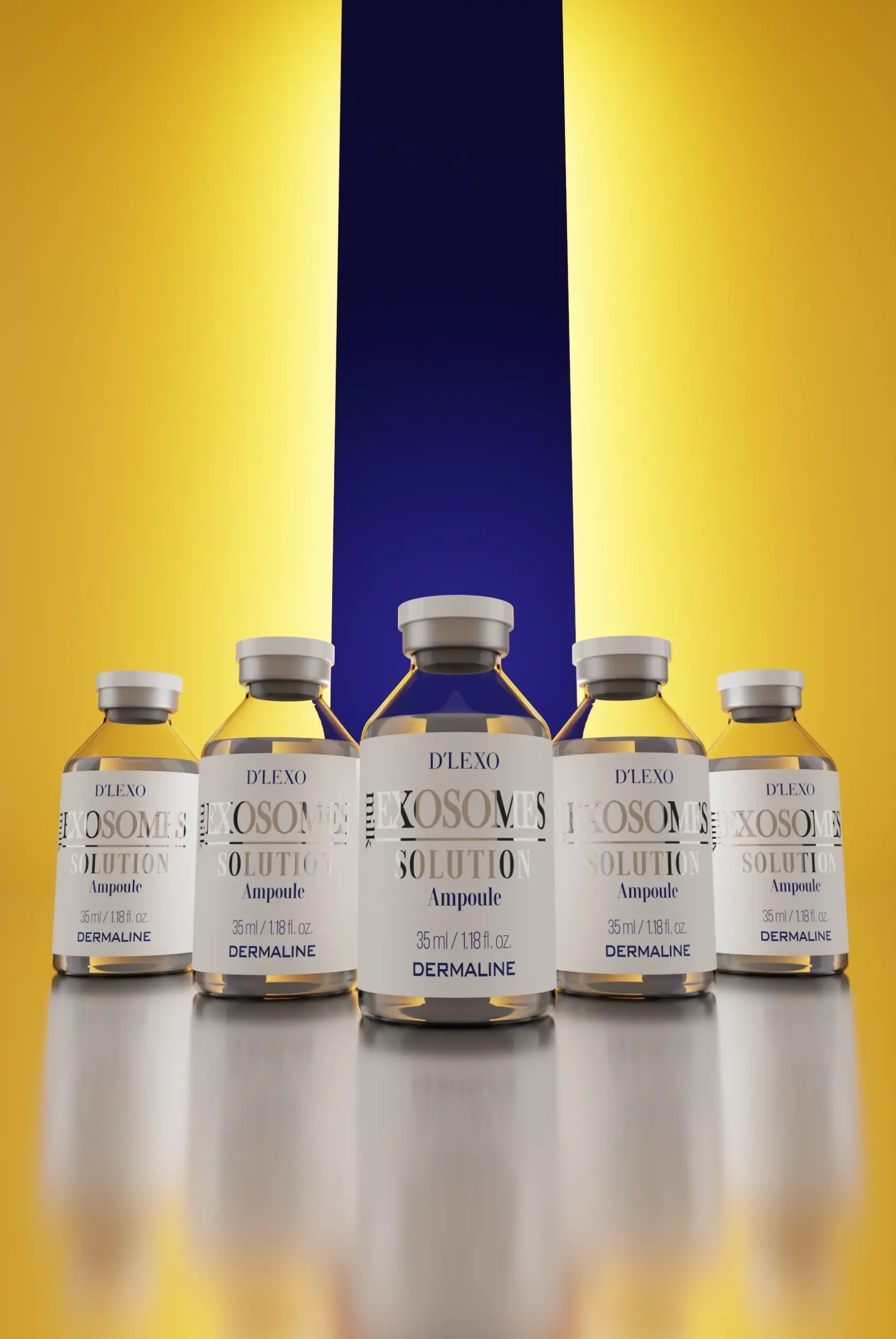 Dermaline D’Lexo Milk Exosomes Solution Ampoule su egzosomom, azijine centele ir adenozinu, 35ml