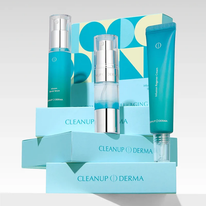 CUSKIN Derma Home Skin Booster Ritual – profesionali 28 dienų odos atnaujinimo ir stangrinimo programa