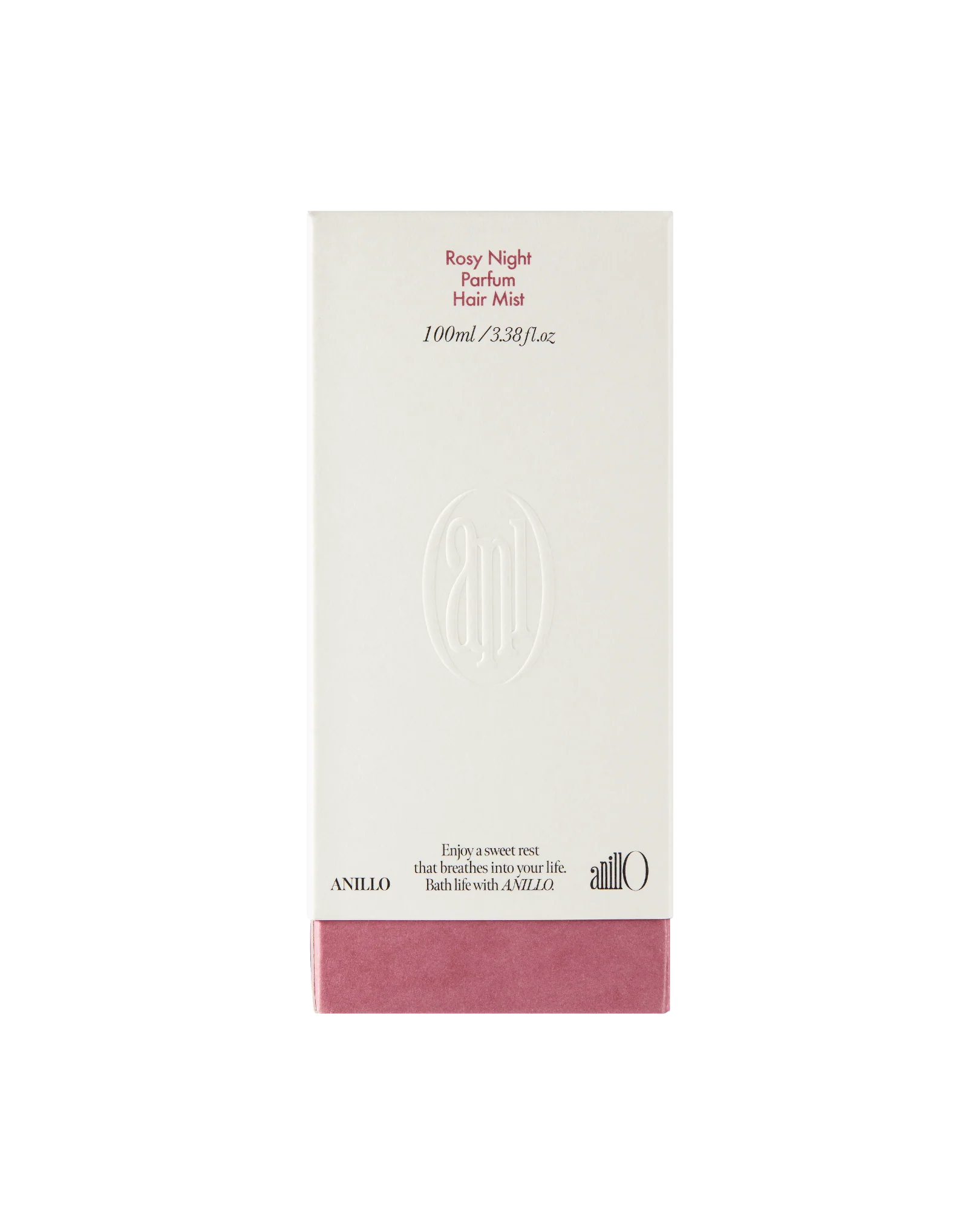 AnillO Rosy Night Parfum Hair Mist - parfumuota plaukų dulksna, 100ml