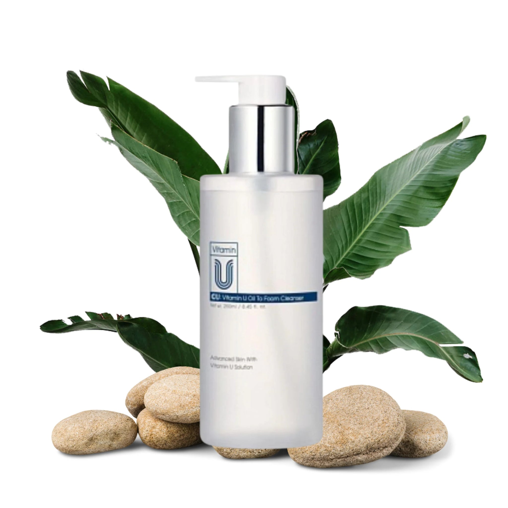 CUSKIN drėkinamasis aliejinis veido prausiklis su vitaminu U, 250ml