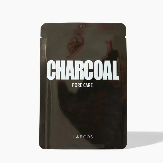 LAPCOS Daily Charcoal detoksikuojanti lakštinė veido kaukė , 1vnt