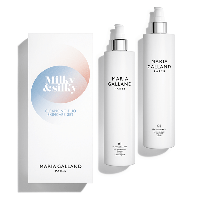 Maria Galland Valiklių duetas 61 Prausimosi pienelis 400ml + 64 Drėkinantis losjonas 400ml LIMITED