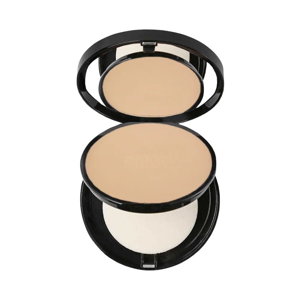 EMANI matizuojantis kompaktinis mineralinis makiažo pagrindas „Flawless Matte Foundation“, 12g