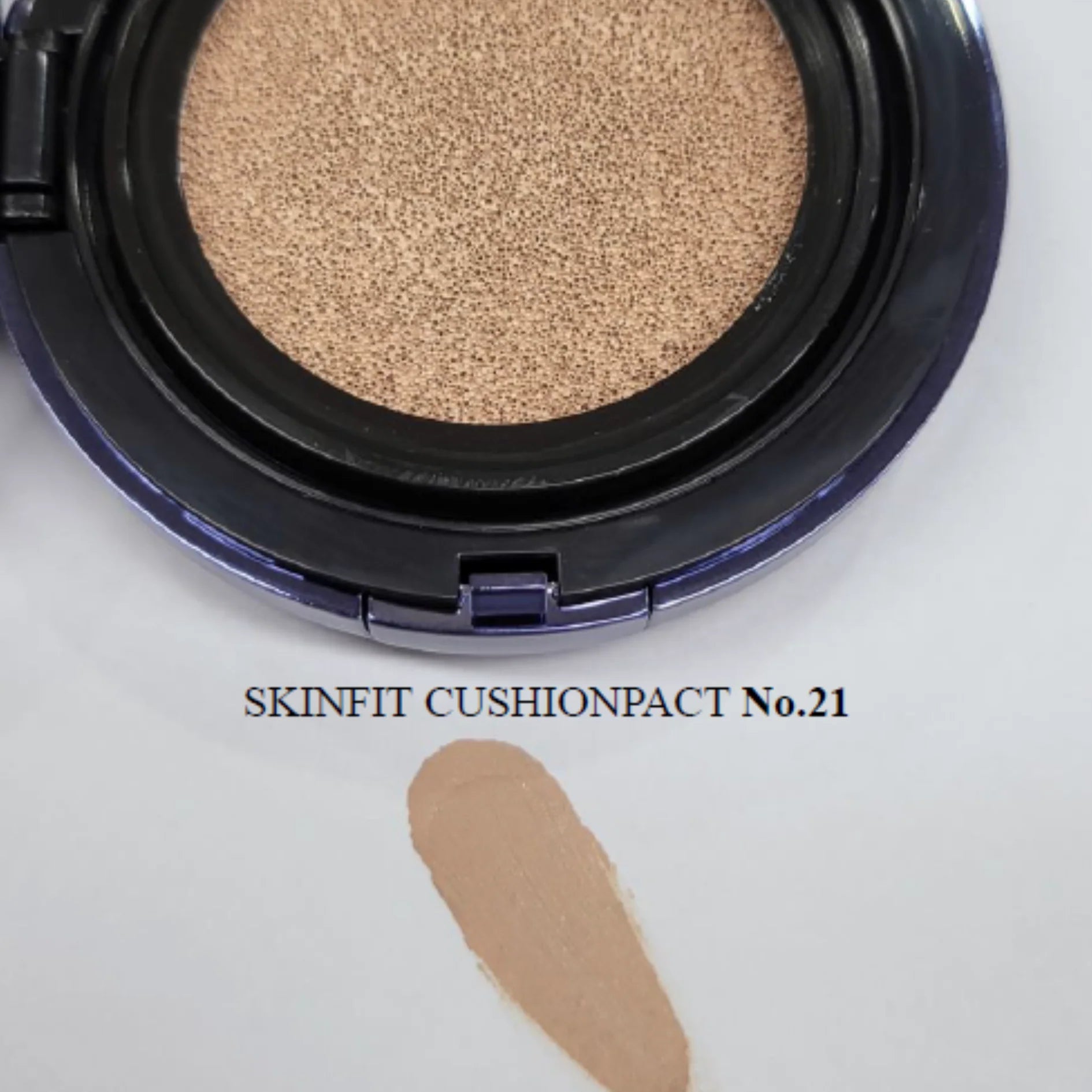 CUSKIN inovatyvus cushion makiažo pagrindas su keičiamu užpildu SPF50+ PA+++, 15g + 15g