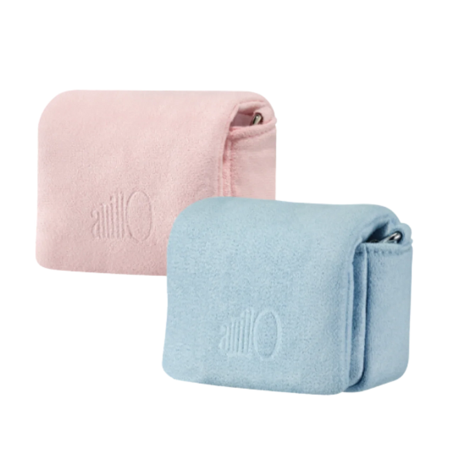 AnillO Pink Suede Chain Bag - kosmetinė su grandinėle
