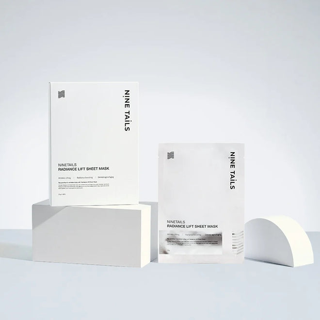 NINE TAILS intensyviai drėkinanti stangrinanti kaukė, 4vnt