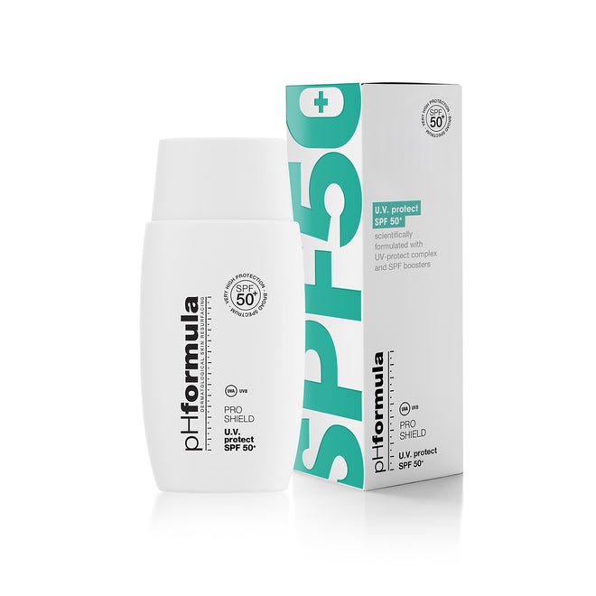 pHformula U.V. protect SPF 50+ PRO SHIELD apsauga nuo saulės, 50ml