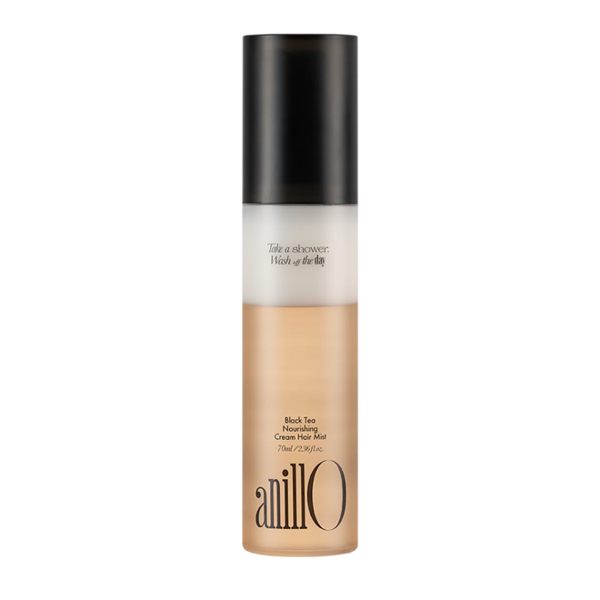 AnillO Black Tea Nourishing Cream Hair Mist – maitinantis kreminis plaukų purškiklis, 70ml