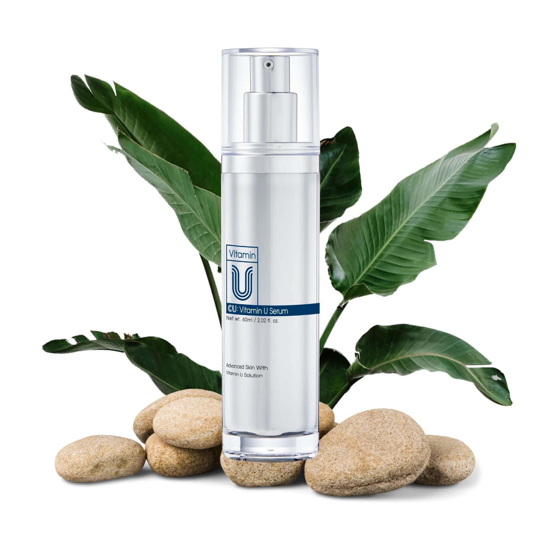 CUSKIN skaistinantis drėkinamasis veido serumas su vitaminu U, 60ml