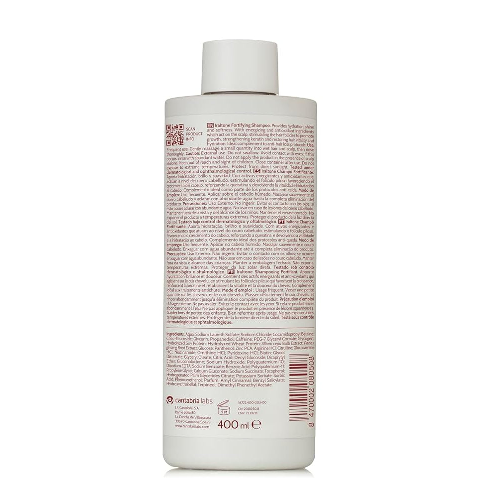 IRALTONE ŠAMPŪNAS SU KOFEINU NUO PLAUKŲ SLINKIMO, 400ml