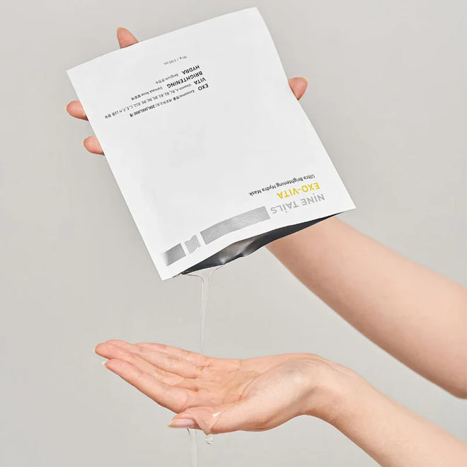 NINE TAILS EXO-VITA intensyviai drėkinanti, odą skaistinanti kaukė, 1vnt