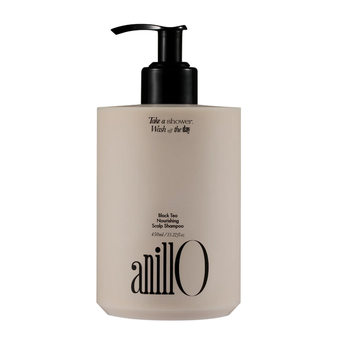 AnillO Black Tea Nourishing Scalp Shampoo – maitinantis šampūnas, 450ml