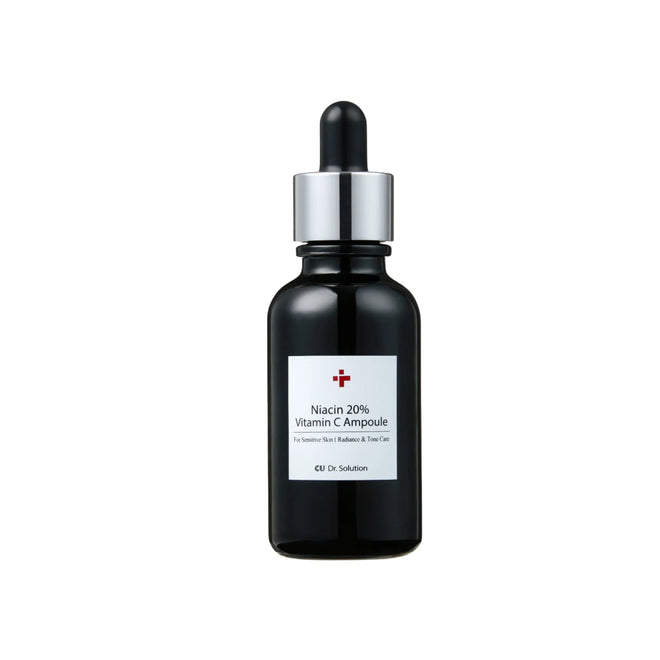 CUSKIN serumas su 20% niacinamido, vitaminu C ir hialurono rūgštimi, 30g