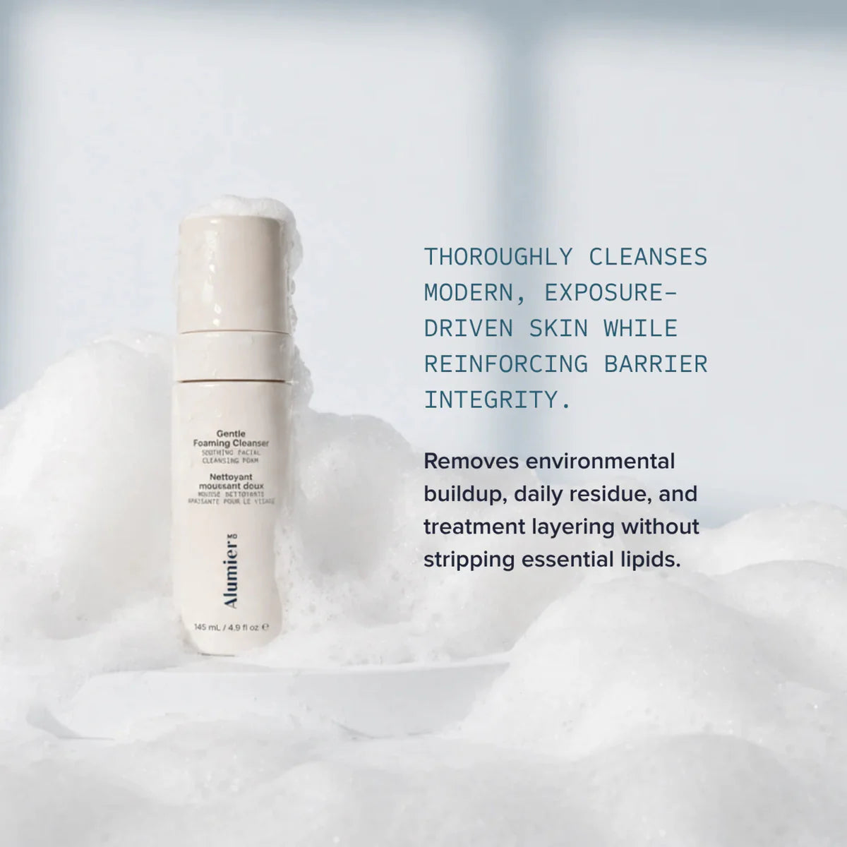 AlumierMD Gentle Foaming Cleanser švelnus putojantis prausiklis, 145ml