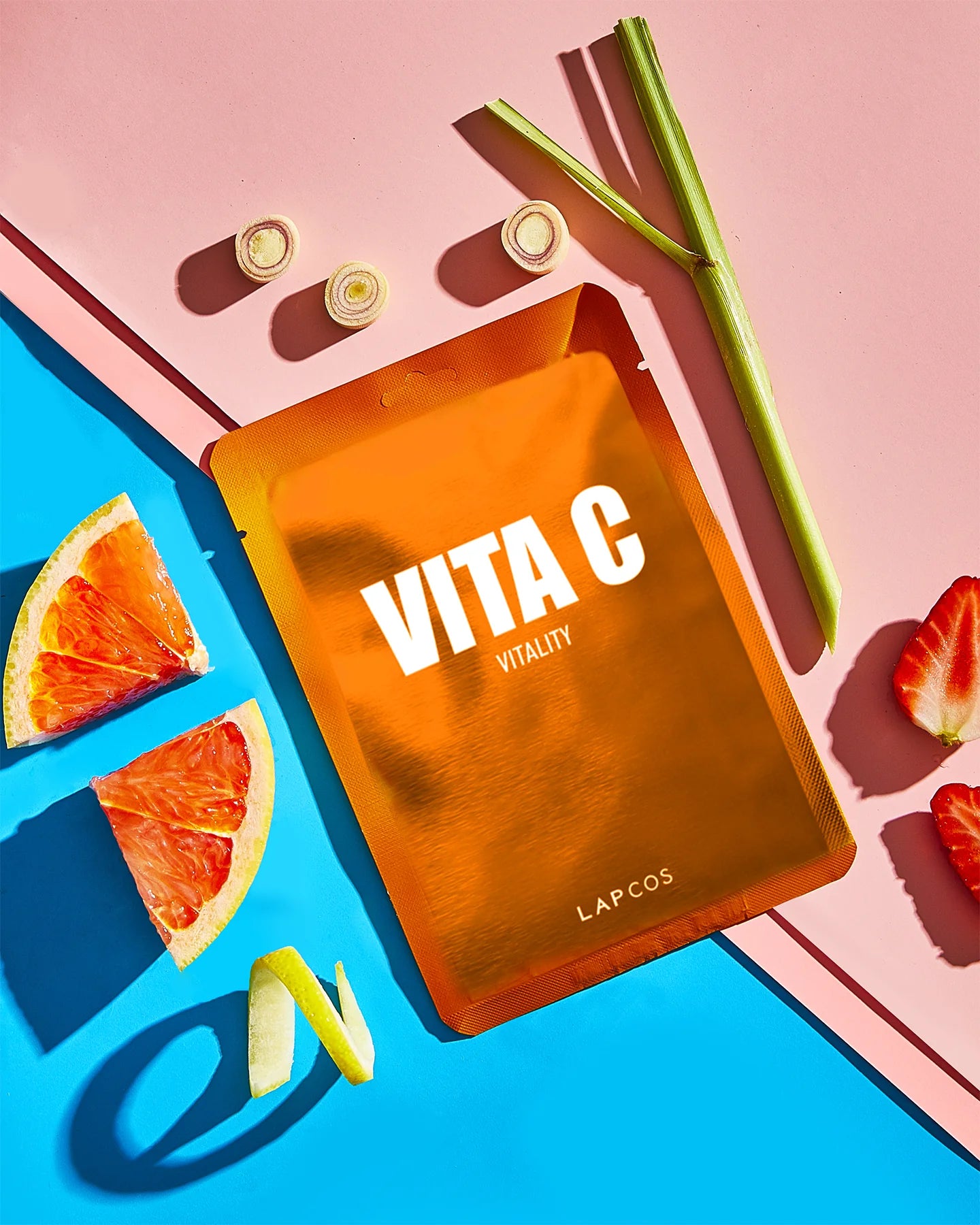 LAPCOS Daily Vitamin C lakštinė veido kaukė, 1vnt