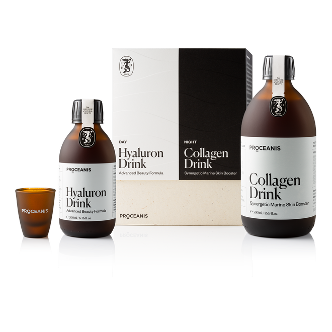 Proceanis Day &amp; Night geriamas hialuronas ir kolagenas 200ml + 500ml