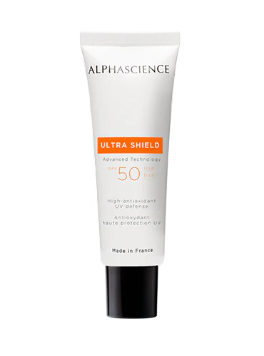 Alphascience ULTRA SHIELD Intensyvus antioksidacinis apsauginis kremas nuo saulės SPF50, 50ml