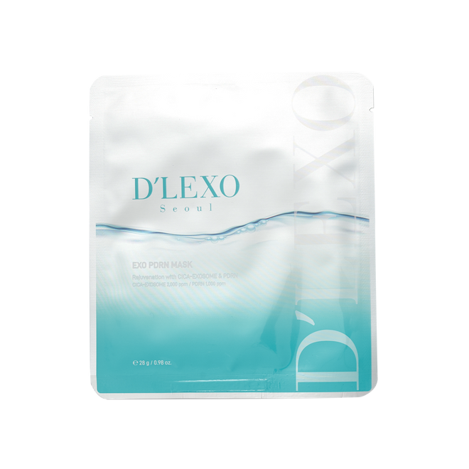 DERMALINE MASK intensyviai drėkinanti ir stangrinanti lakštinė kaukė su PDRN ir egzosomomis, 28g