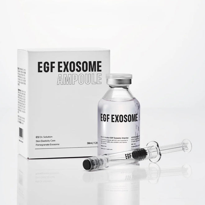 CUSKIN EGF Exosome Ampoule – koncentruota ampulė-serumas su EGF ir egzosomomis odos elastingumui ir skaistumui, 38ml