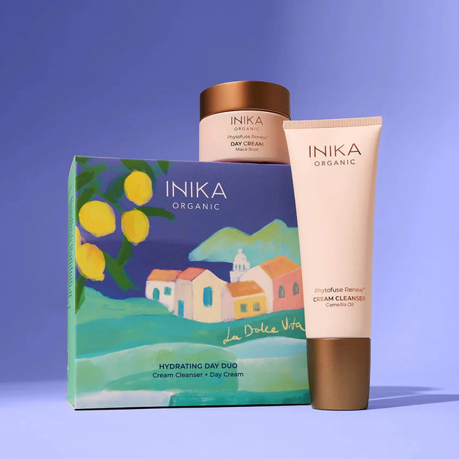 INIKA HYDRATING DAY SKIN DUO DOVANŲ RINKINYS