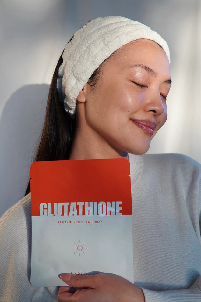 LAPCOS Lakštinė veido kaukė su glutationu, 1vnt