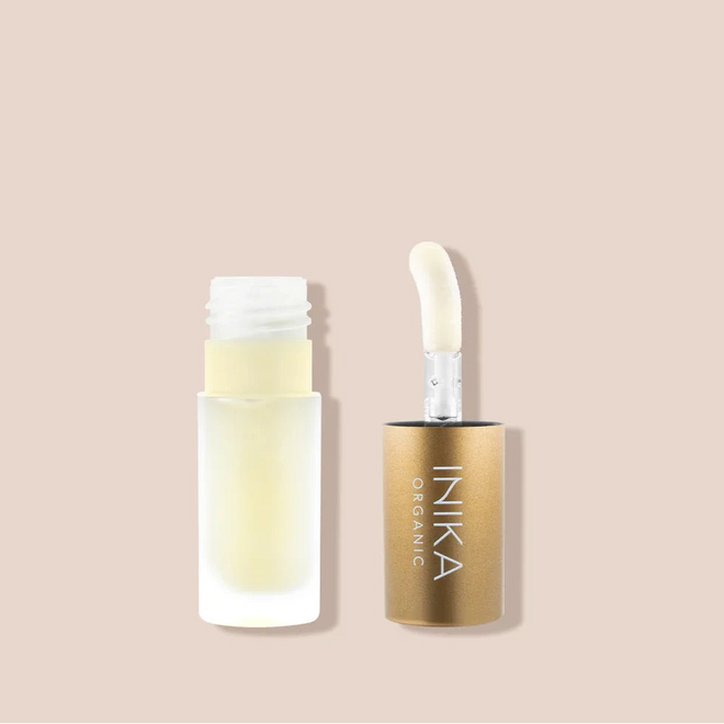 INIKA Organic skaidrus lūpų aliejus kolagenas + skvalenas, 5ml