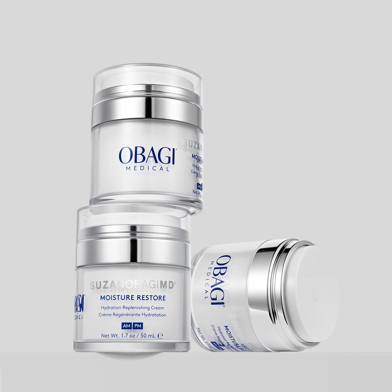 OBAGI SUZANOBAGIMD®  MOISTURE RESTORE DRĖKINANTIS, ODOS BARJERĄ ATSTATANTIS VEIDO KREMAS, 50ml