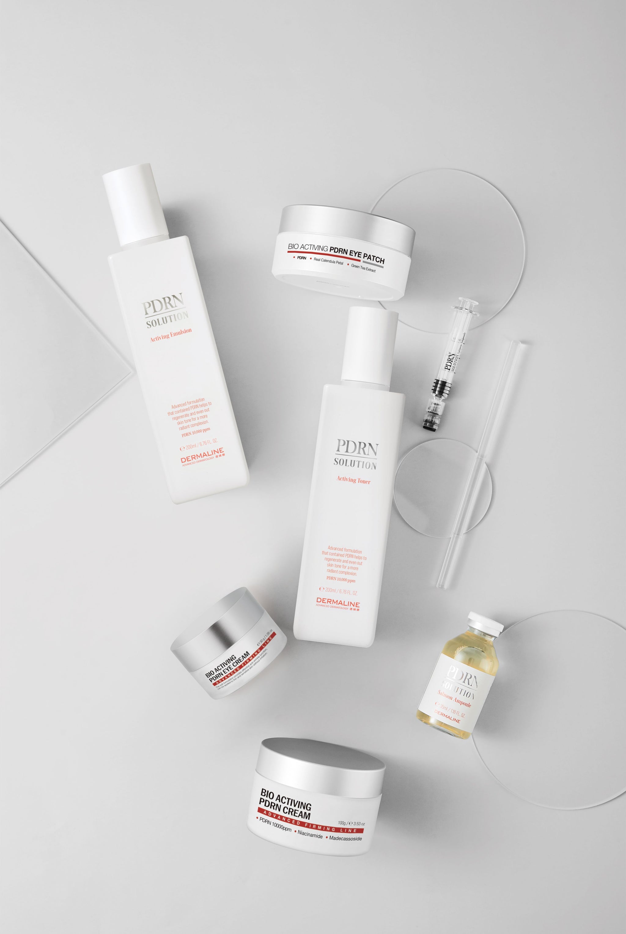 DERMALINE PDRN SOLUTION TONER dvigubo poveikio, šviesinantis ir odos būklę gerinantis veido tonikas, 200ml