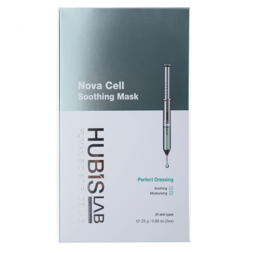 HUBISLAB +E EPIDERMA NOVA CELL RAMINANTI LAKŠTINĖ VEIDO KAUKĖ, 35g (1/5 VNT)