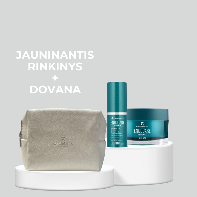 ENDOCARE TENSAGE JAUNINANTIS RINKINYS + DOVANA