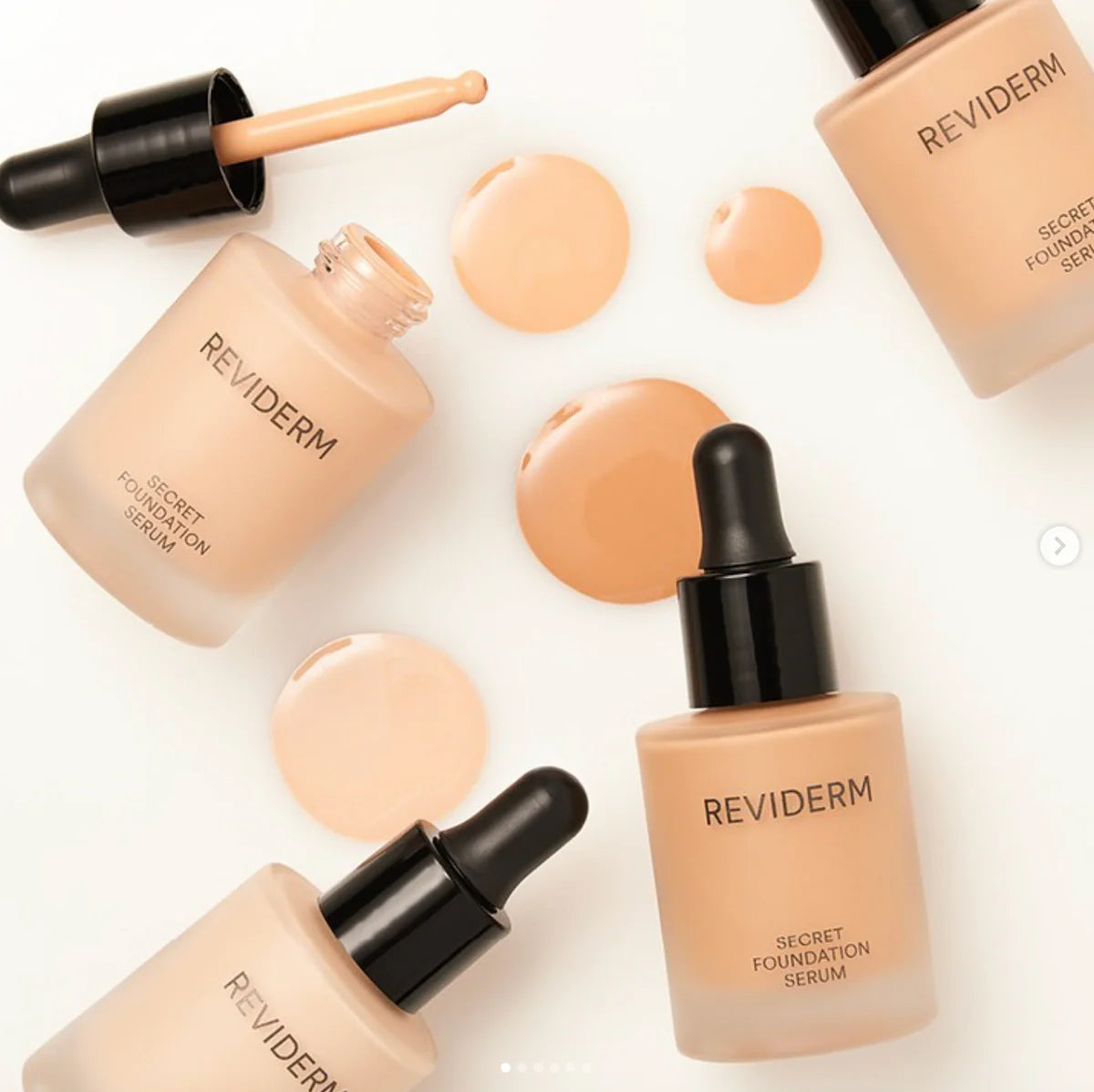 Reviderm Secret Foundation Serum seruminis makiažo pagrindas, 30ml