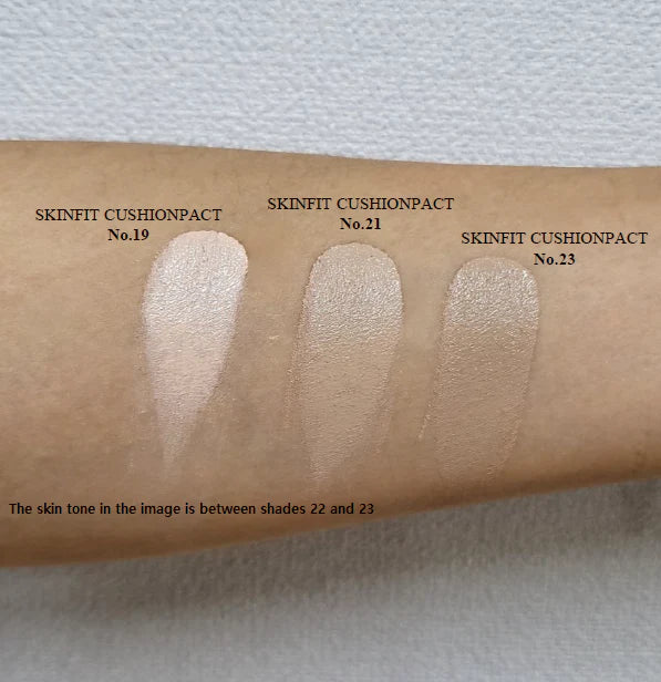 CUSKIN inovatyvus cushion makiažo pagrindas su keičiamu užpildu SPF50+ PA+++, 15g + 15g
