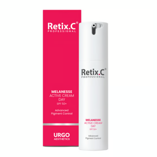 Retix.C Melanesse dieninis veido kremas su spalva SPF50+, 50ml