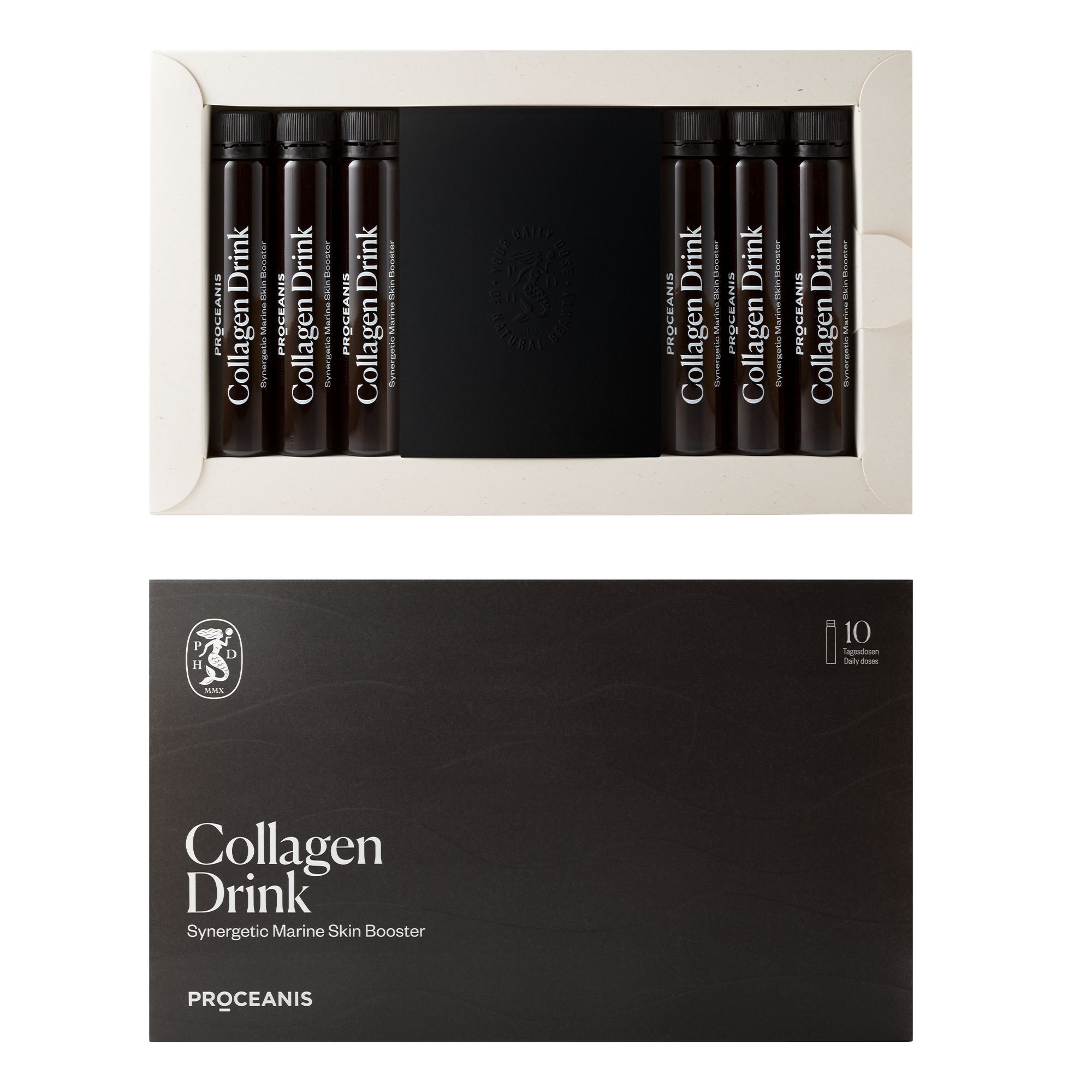 Proceanis Collagen Drink Travel maisto papildas, 10x25ml