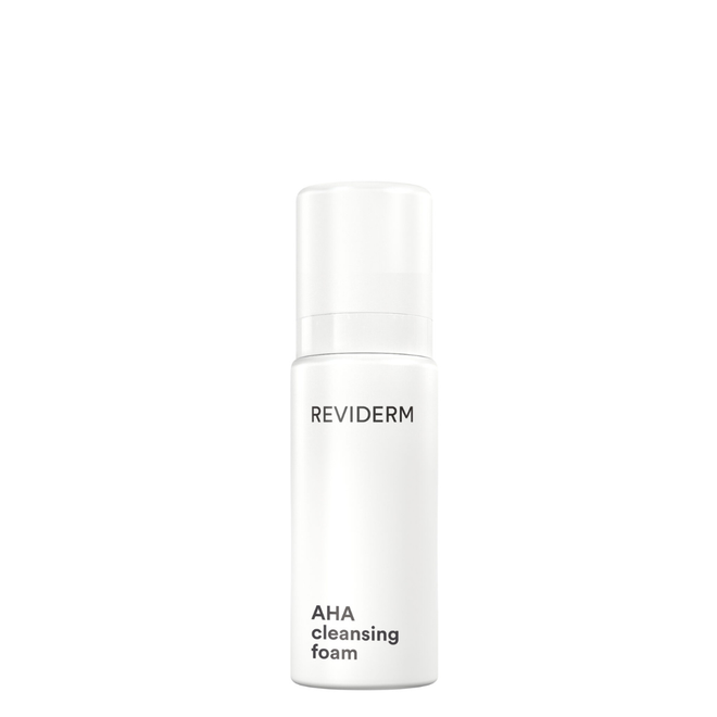 Reviderm AHA Cleansing Foam valomosios putos su rūgštimi, 50ml TRAVEL SIZE