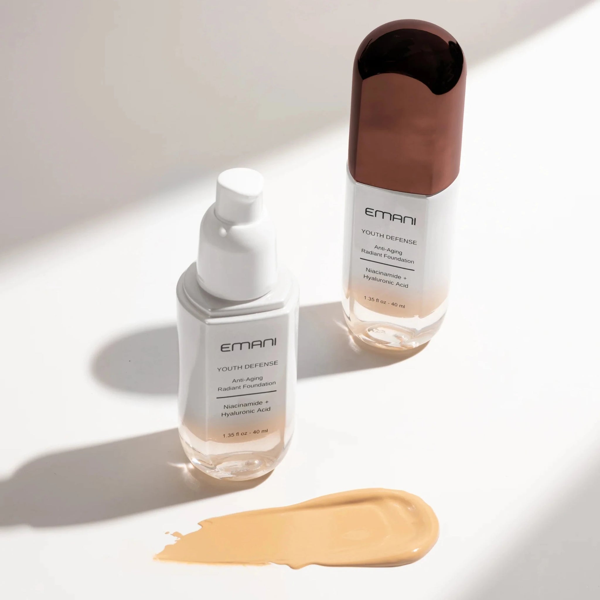 EMANI makiažo pagrindas „Youth Defense Foundation“, 35ml
