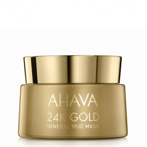 AHAVA MINERAL MUD 24K AUKSO MINERALINĖ PURVO KAUKĖ, 50ml