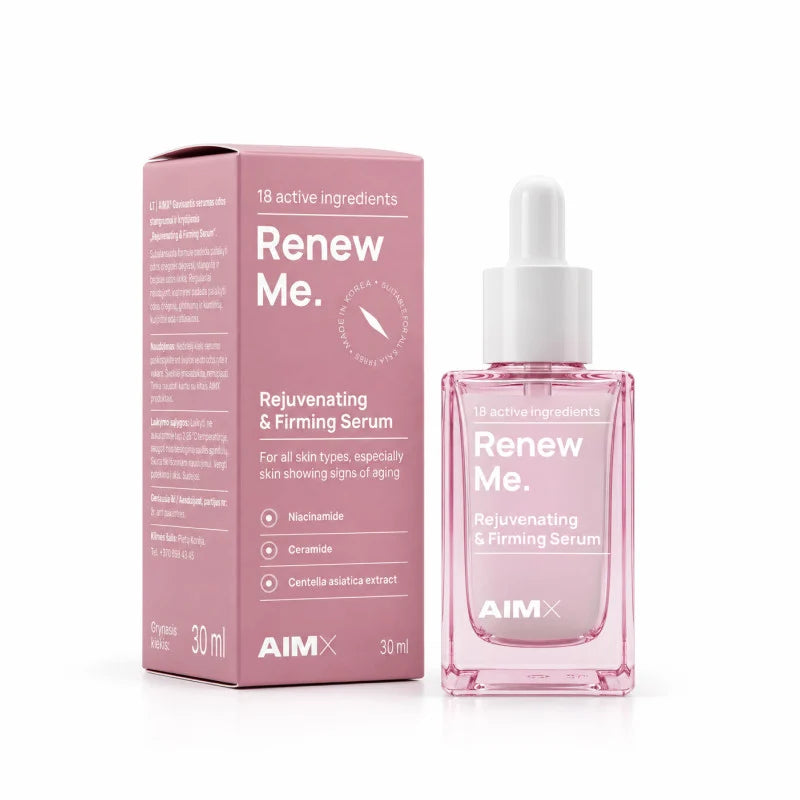 AIMX „Rejuvenating & Firming Serum“ Gaivinantis serumas odos stangrumui ir švytėjimui, 30ml