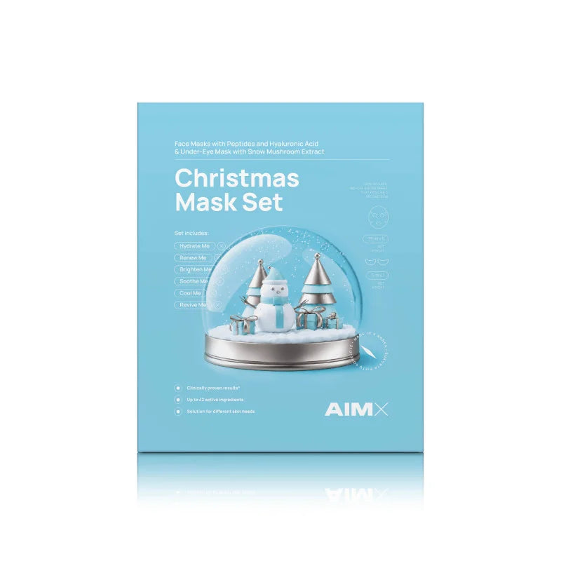 AIMX Veido kaukių rinkinys "Christmas Mask Set", 6vnt.