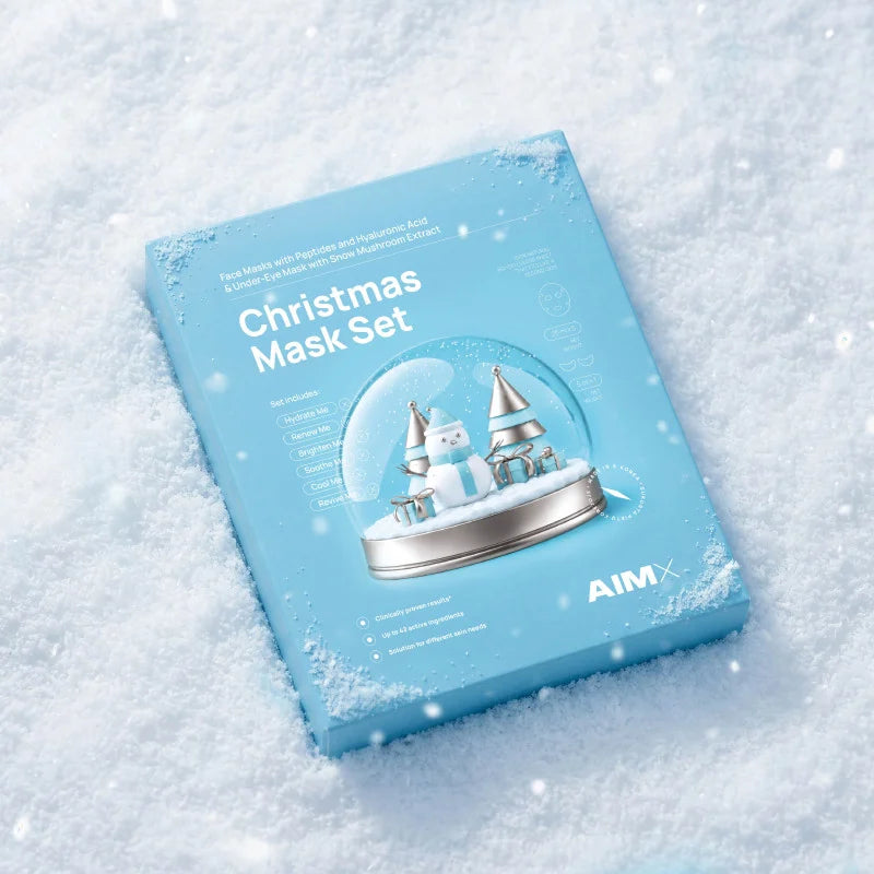 AIMX Veido kaukių rinkinys "Christmas Mask Set", 6vnt.