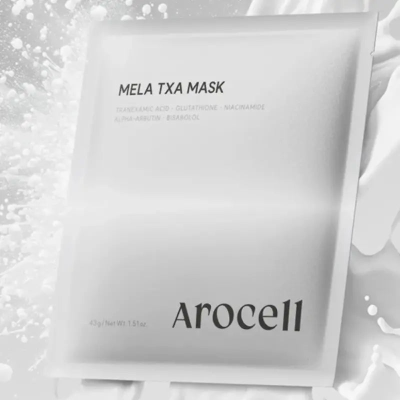 AROCELL Mela TXA Mask – skaistinamoji veido kaukė, 1vnt.