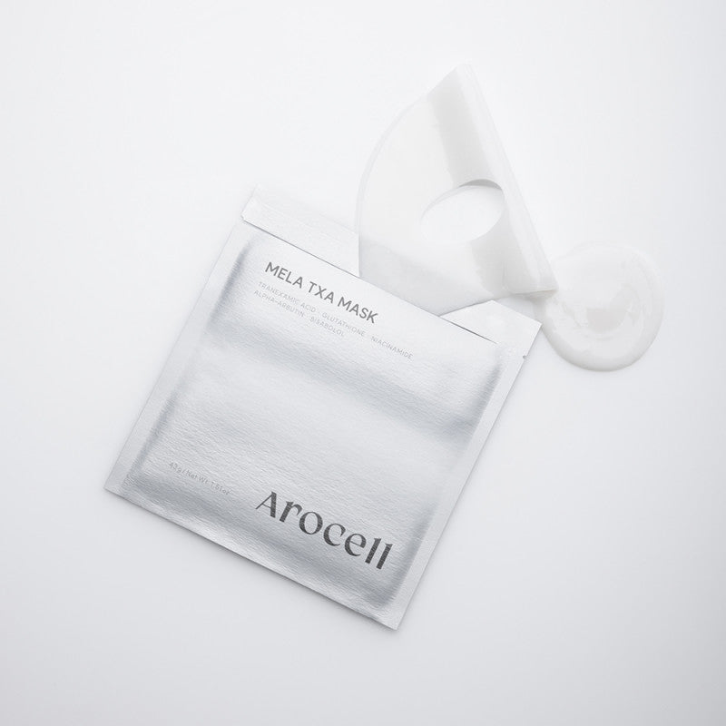 AROCELL Mela TXA Mask – skaistinamoji veido kaukė, 1vnt.