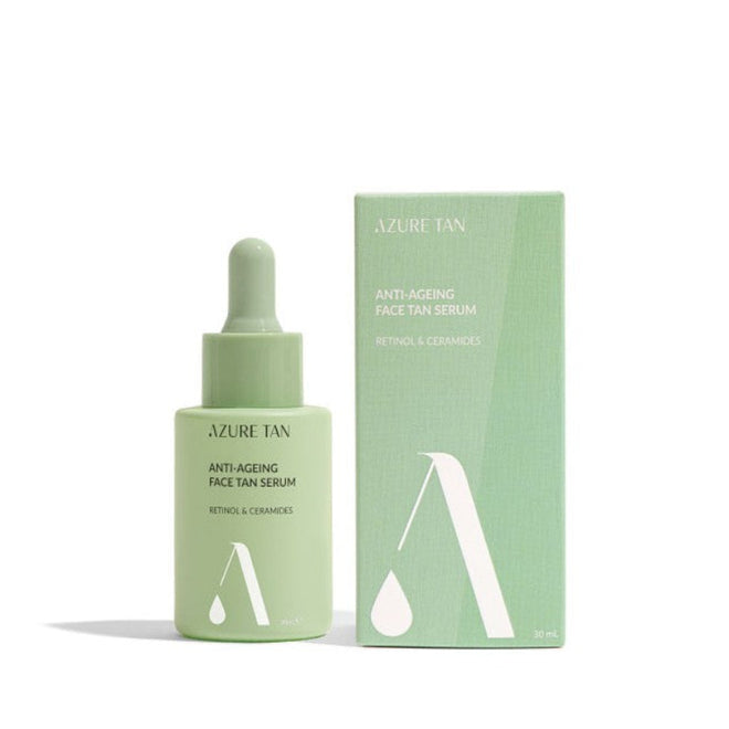 Azure Tan “Anti-Aging Tan Serum” Anti-aging retinolio serumas su savaiminio įdegio efektu, 30ml